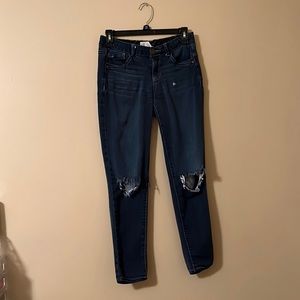 ripped jeggings